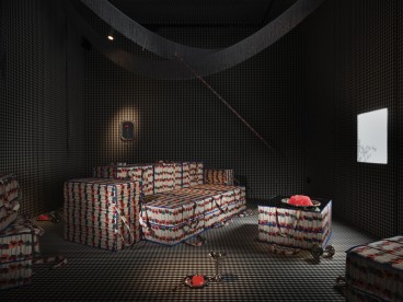 “Post Party”, el espacio del showroom de Gancedo firmado por Codoo Studio